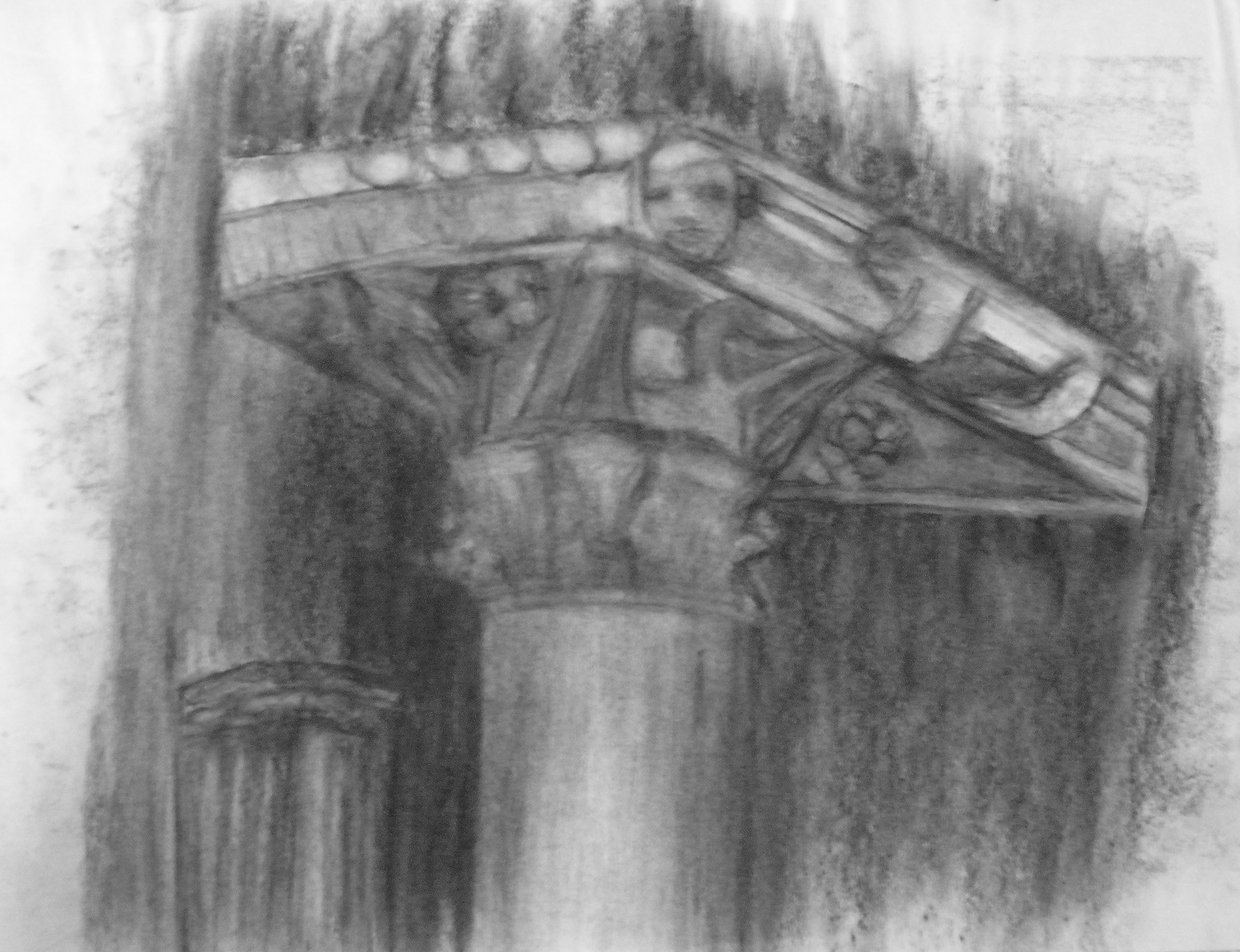 Carnegie Museum: Hall of Architecture Drawing III