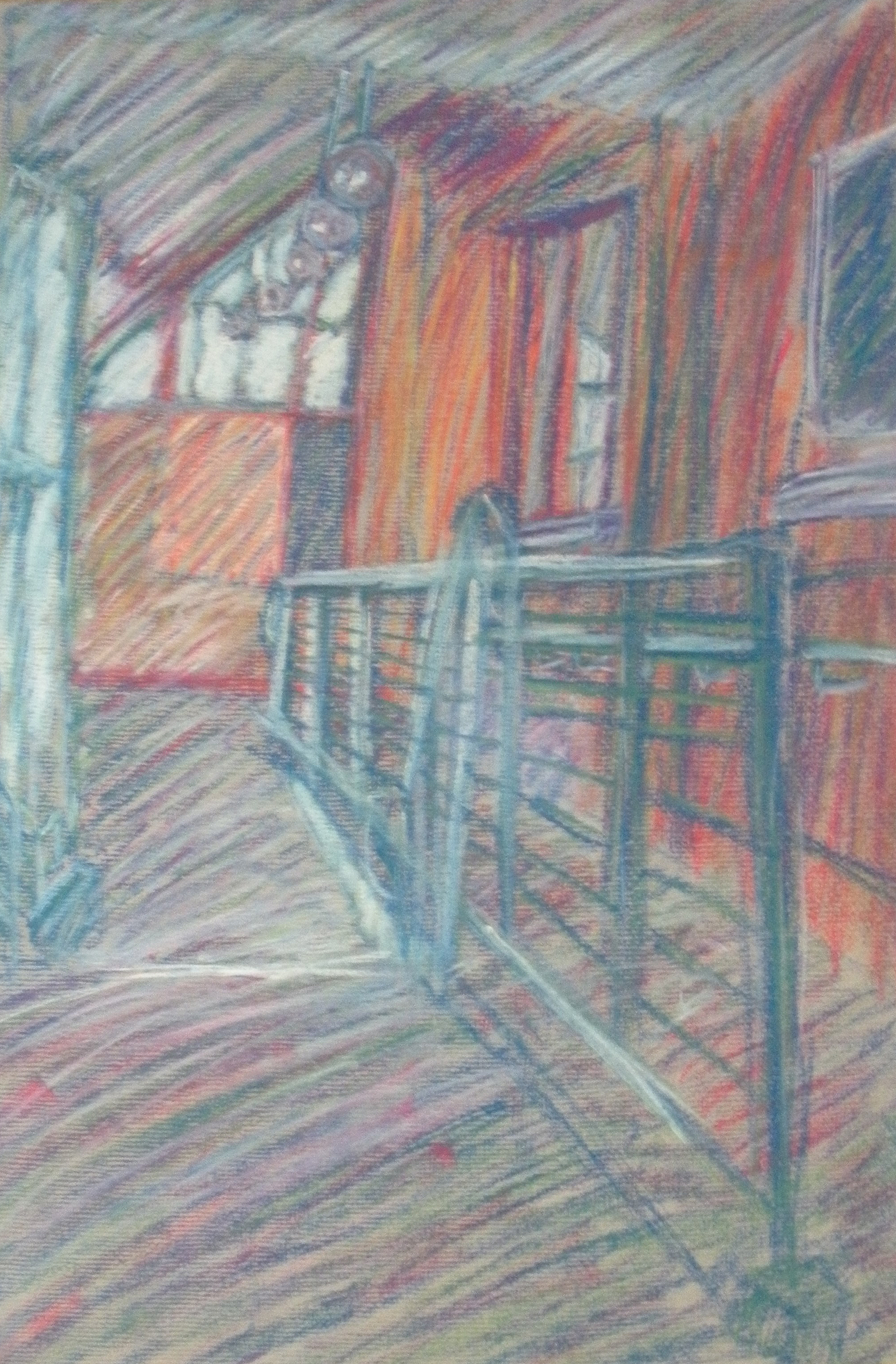 Complementary Contrast Drawing: CMU Baker Hall